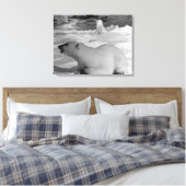  beer van de Amerikaanse Alaska Canvas Afdruk (Insitu (Slaapkamer))