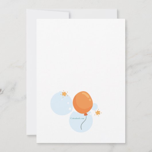 Beer van de Birthday met uitnodiging tot het indie (Achterkant)