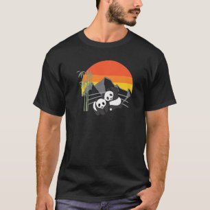 Beer van de dierentuin Pandas voor mannen T-shirt