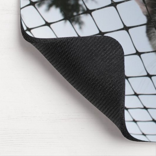 Beer van de kat op Sunset Mousepad Muismat (Hoek)