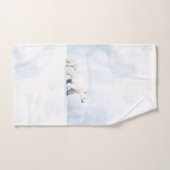 Beer van de lukrake polair bad handdoek (Handdoek)