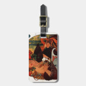 Beer van de Maas door Alphonse Mucha Bagagelabel (Voorkant verticaal)