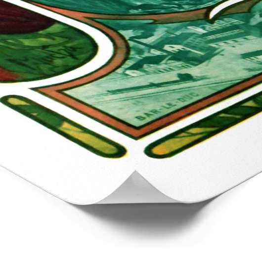 Beer van de Meuse Alphonse Mucha Fine Art Poster (Hoek)