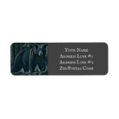 Beer van de Noordelijke Bossen (Majestic Black) Etiket (Voorkant)