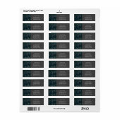 Beer van de Noordelijke Bossen (Majestic Black) Etiket (Full Sheet)