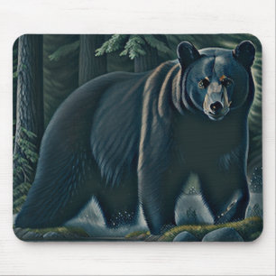 Beer van de Noordelijke Bossen (Majestic Black) Muismat