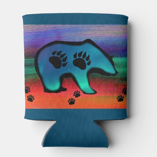 Beer van de noordelijke Lichten Blikjeskoeler (Achterkant)