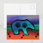 Beer van de noordelijke Lichten Briefkaart (Voorkant / Achterkant)