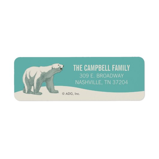 Beer van de Noordpool Etiket (Voorkant)