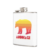 Beer van de regenboog van de Anchorage Alaska Heupfles (Links)