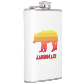 Beer van de regenboog van de Anchorage Alaska Heupfles (Rechts)