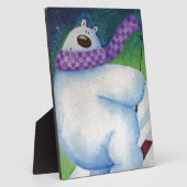 Beer van de Skiing Polar Fotoplaat (Zijkant)