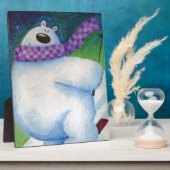 Beer van de Skiing Polar Fotoplaat (Zijkant)