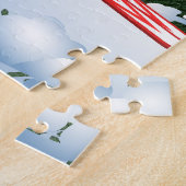 Beer van de Skiing Polar Legpuzzel (Zijkant)