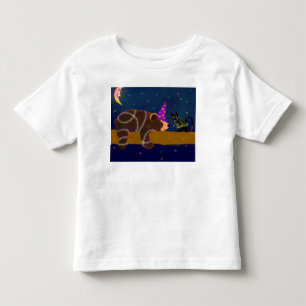 Beer van de Tovenaar van de Halloween en Zwarte Ka Kinder Shirts