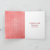 Beer van de verjaardag met Rag Doll Kaart (Binnen)