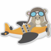 Beer van de vlieger, Beer van de piloot, Beer van  Sticker (Voorkant)