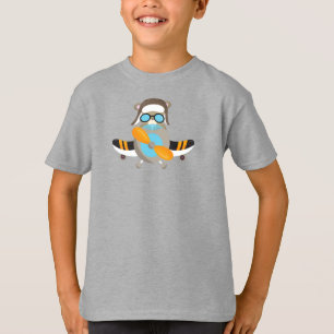 Beer van de vlieger, Beer van de piloot, vliegtuig T-shirt