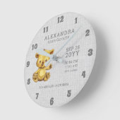 Beer van de Waterverf van de Baby Ronde Klok (Hoek)