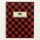 Beer van de Waterverf van de Buffalo Gepersonalise Planner (Voorkant)