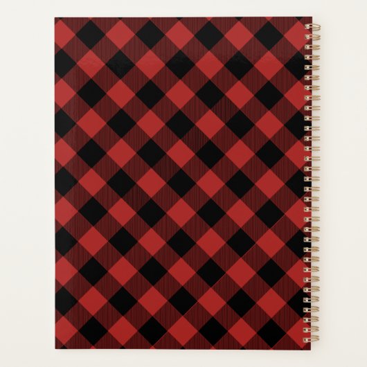 Beer van de Waterverf van de Buffalo Gepersonalise Planner (Achterkant)