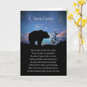 Beer van Equinox Ostara en zinloos Kaart (Gele Bloem)