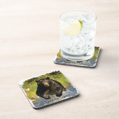 Beer van geelsteen bier onderzetter (Rechterzijde)