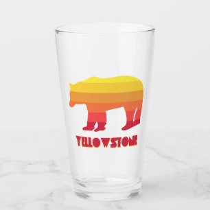 Beer van geelsteen glas