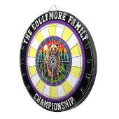 Beer van Grizzly Forest Focus Dartbord (Voorkant Rechts)