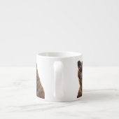 Beer van grizzly - Schilderen in acryl Espresso Kop (Achterkant)