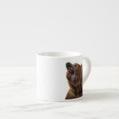 Beer van grizzly - Schilderen in acryl Espresso Kop (Voorkant rechts)