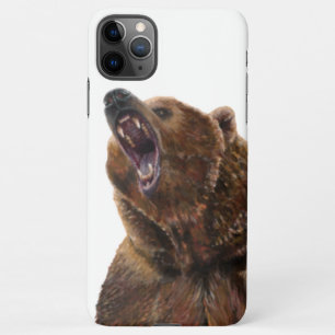 Beer van grizzly - Schilderen in acryl iPhone 11Pro Max Hoesje