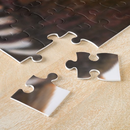 Beer van grizzly - Schilderen in acryl Legpuzzel (Zijkant)