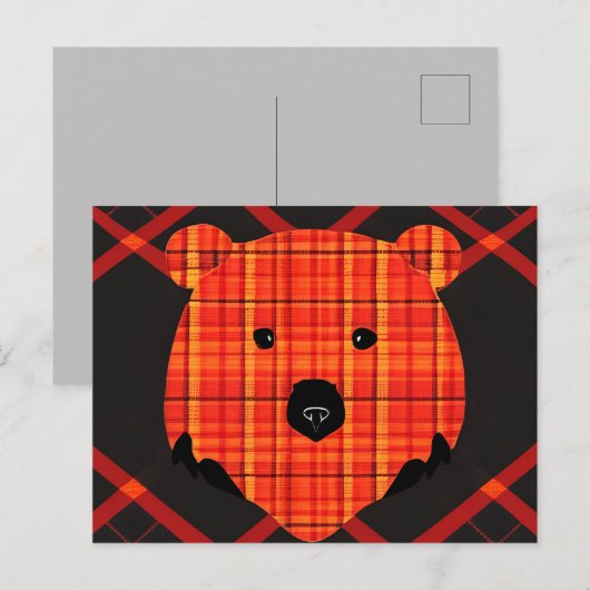 Beer van het boekje van het kleine speldenboekje briefkaart (Voorkant / Achterkant)