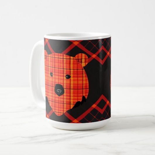 Beer van het boekje van het kleine speldenboekje koffiemok (Voorkant links)