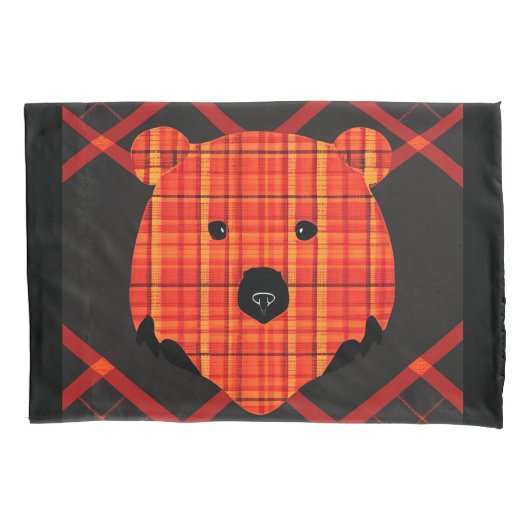 Beer van het boekje van het kleine speldenboekje kussensloop (Voorkant)