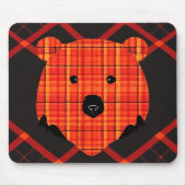 Beer van het boekje van het kleine speldenboekje muismat (Voorkant)