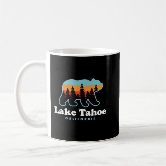 Beer van het meer van Tahoe California Hiking Pull Koffiemok (Links)
