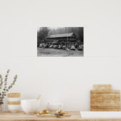 Beer van het Nationaal Park Yosemite Creek Lodge Poster (Keuken)