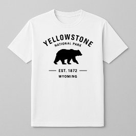 Beer van het nationale park van Yellowstone T-shirt