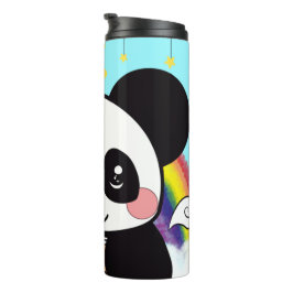 Beer van Kawaii Boba Panda, eetbaar, weergalmen Thermosbeker