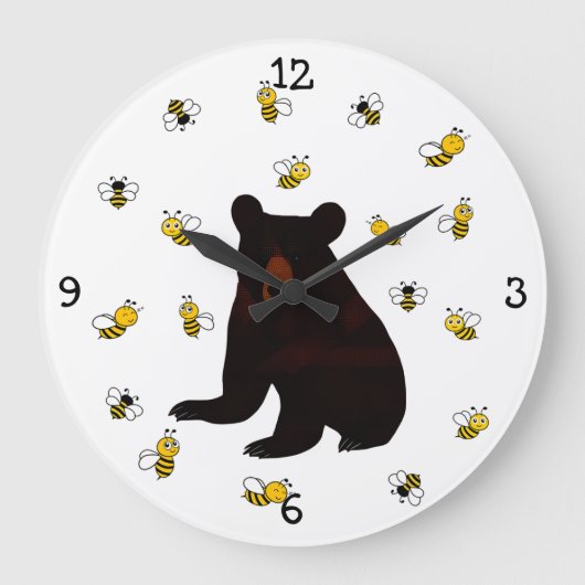 Beer van kleine honingbijen grote klok (Voorkant)