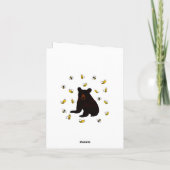 Beer van kleine honingbijen kaart (Achterkant)