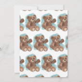 Beer van kleine Waterverven Kaart (Achterkant)