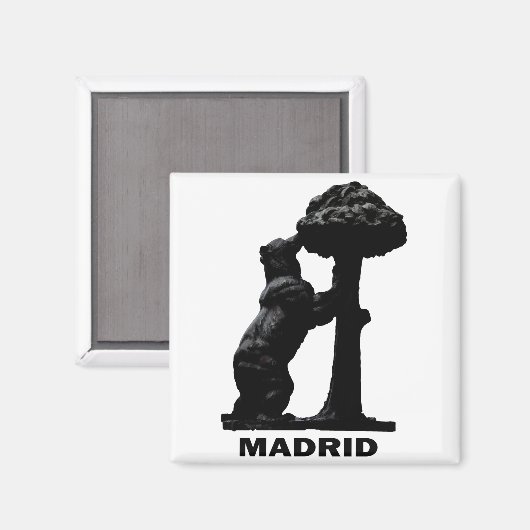 Beer van Madrid en de madonoboom Magneet (Voorkant / Achterkant)