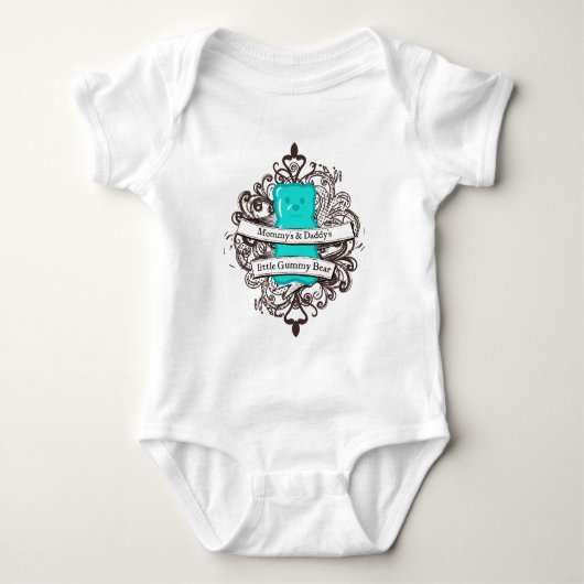 Beer van mama en papa romper (Voorkant)