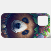 Beer van mama met bloemen Case-Mate iPhone case (Achterkant (horizontaal))