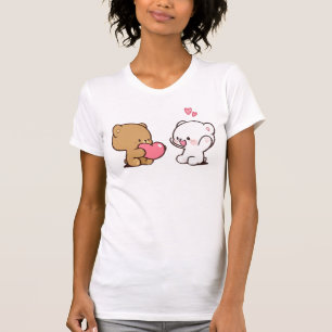 beer van melk en mocha t-shirt