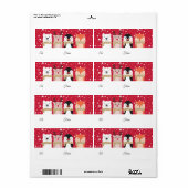 Beer Van & naar rendieren, pooldieren, pinguïn & v Etiket (Full Sheet)