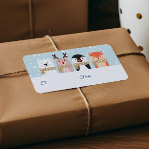 Beer Van & naar rendieren, pooldieren, pinguïn & v Etiket